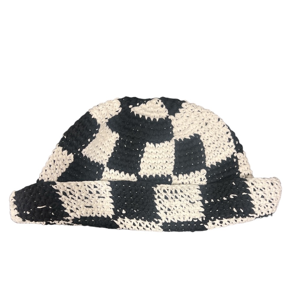 Nordstrom BP Black and White Checkered Bucket Hat
